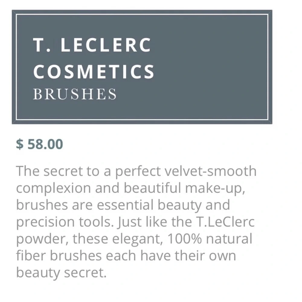 T. LeClerc Contour & Concealer Brush